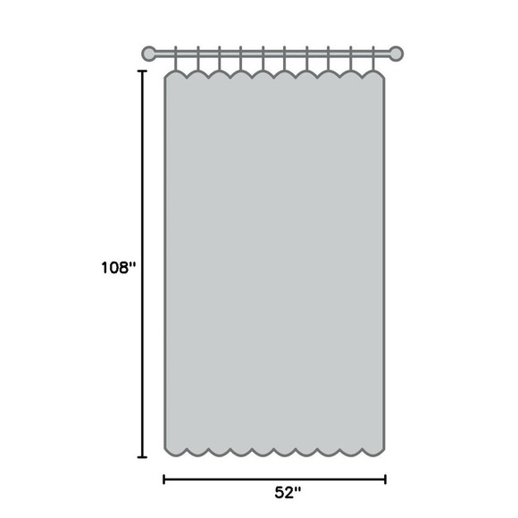 H Versailtex Natural Linen Curtains Semi Sheer Curtain Light Filtering 52x108 - Picture 6 of 6